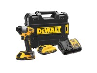 DeWALT 18V XR Aku bezuhlíkový rázový utahovák DCF840D2T-QW (2x2,0Ah, kufr)