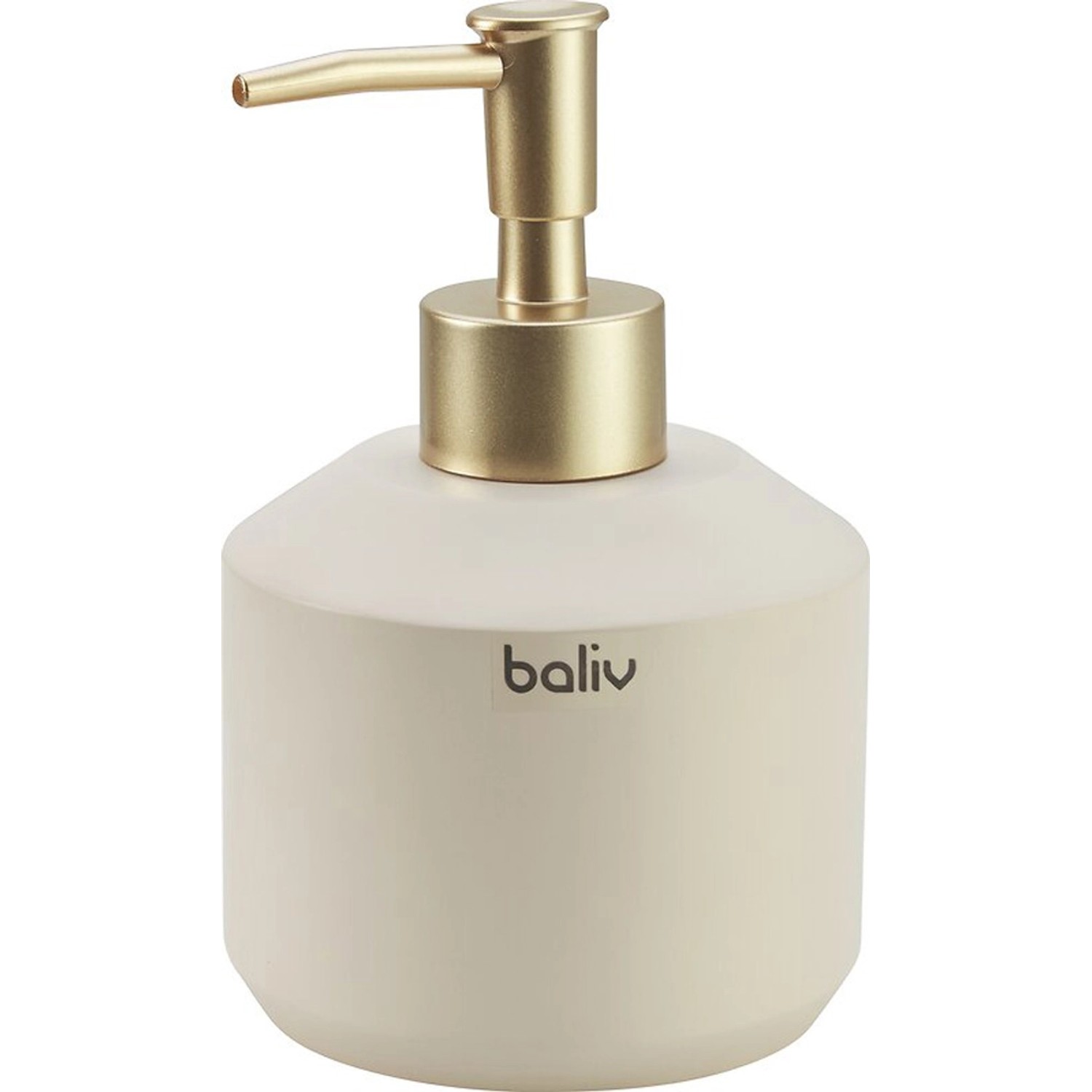 baliv Dávkovač mýdla Cosy Wave, béžový, polyresin, 9 x 10 cm