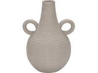 Váza keramická šedá