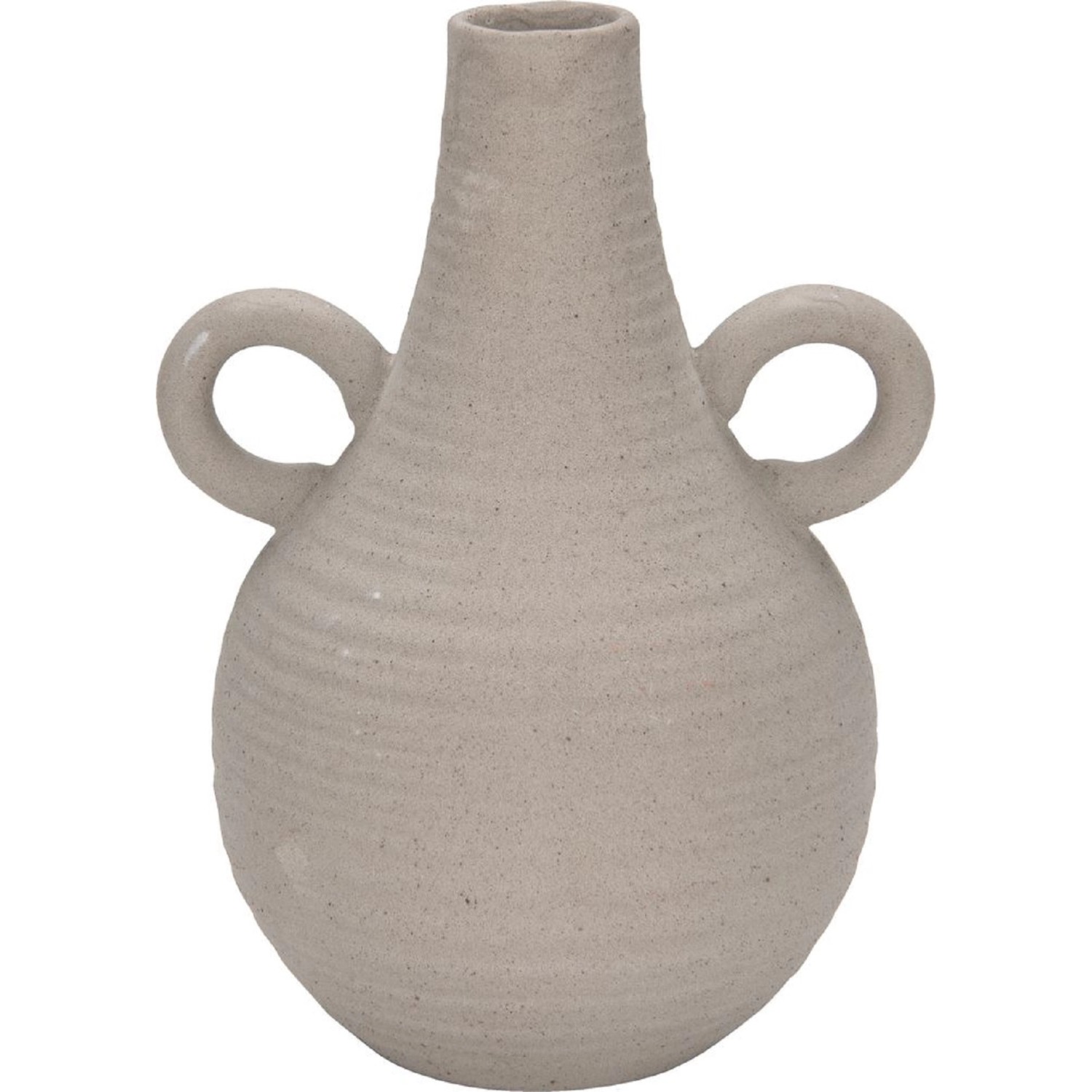 Váza keramická šedá