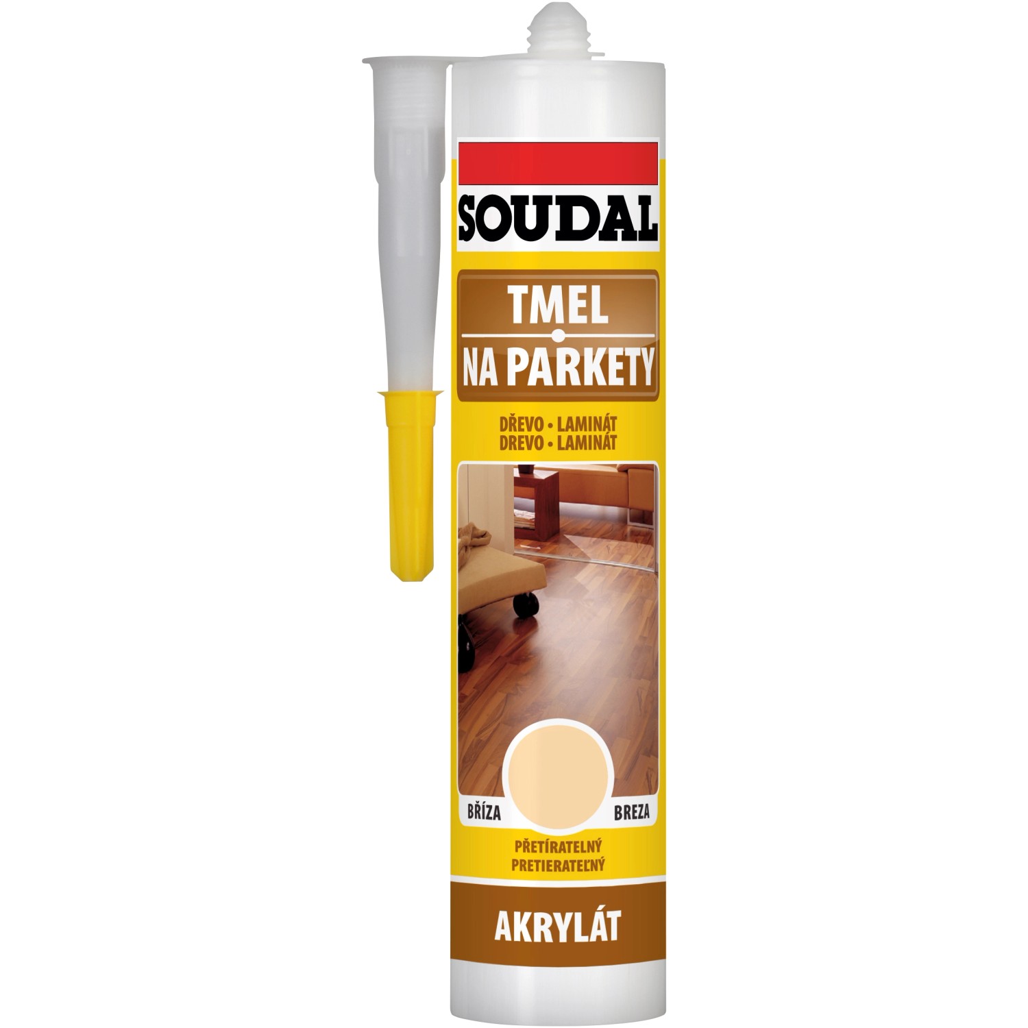 Soudal Tmel na parkety bříza 280 ml