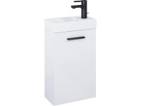 Maximus Koupelnová skříňka vč. umyvadla Palma, lesklá bílá, 60 x 40 x 22 cm