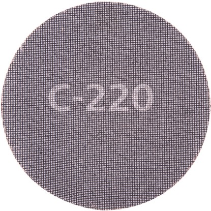 Wolfcraft Samodržné mřížkové plátno průměr 225 mm zrnitost 220