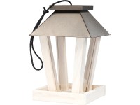 Ptačí krmítko, borovicové dřevo/akryl/kov, přírodní/měděná, 18,5 x 18,5 x 27 cm Ptačí krmítko, borovicové dřevo/akryl/kov, přírodní/měděná, 18,5 x 18,5 x 27 cm