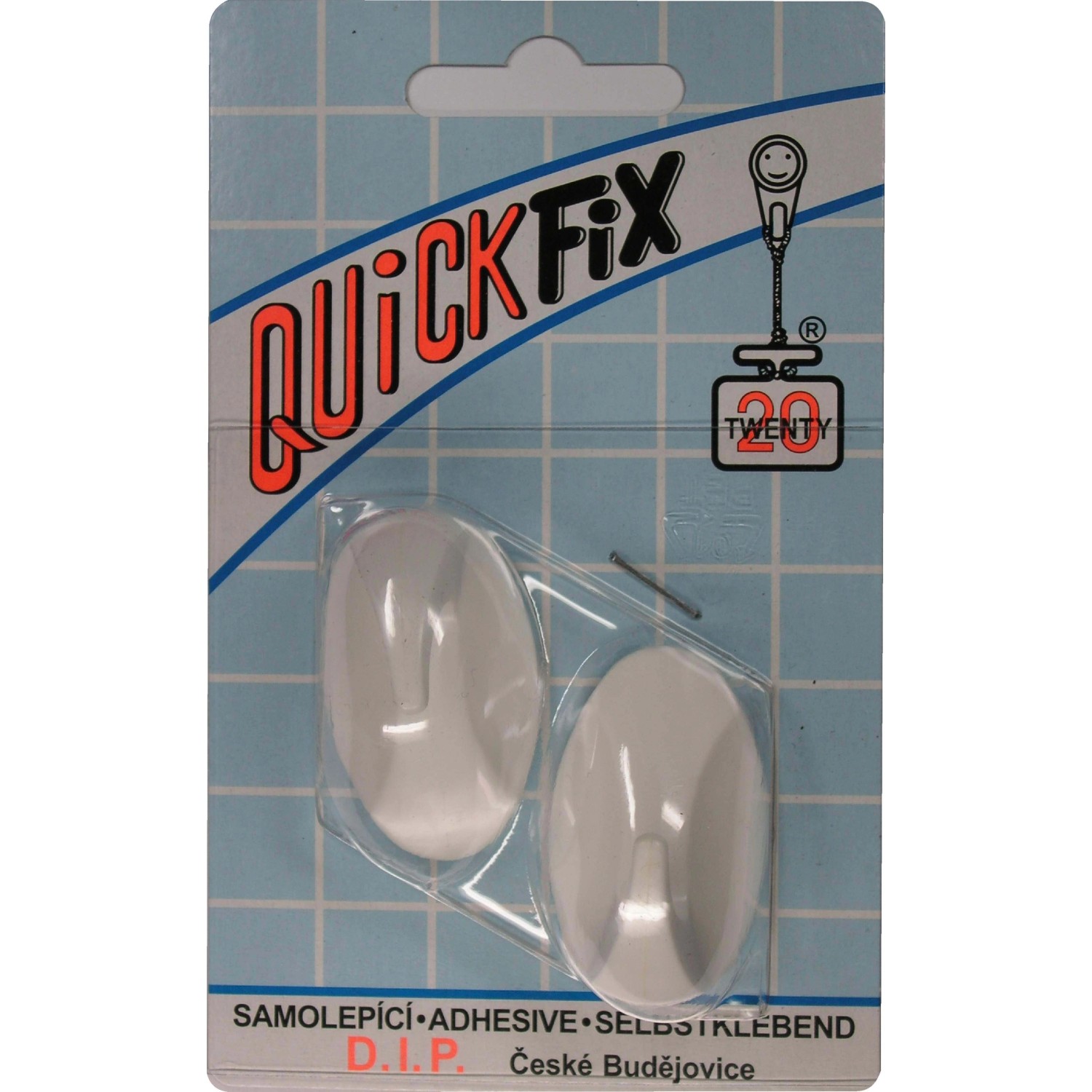 Háček QUICKFIX typ 2 bílý