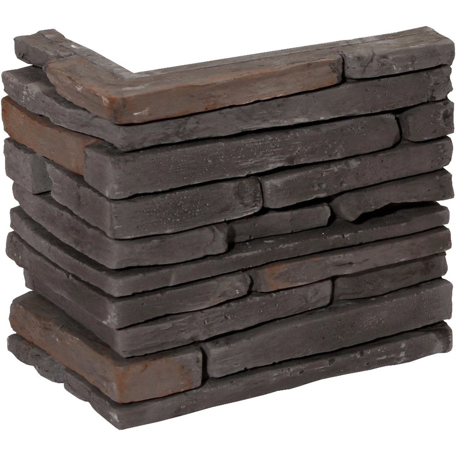 Stegu Sádrový rohový obklad Venezia, antracitový, 1,06 m = 0,38 m2