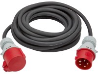 VLC Prodlužovací kabel černý CEE max. 3500W 400V/32A H07RN-F5G4mm2 IP44 10 m