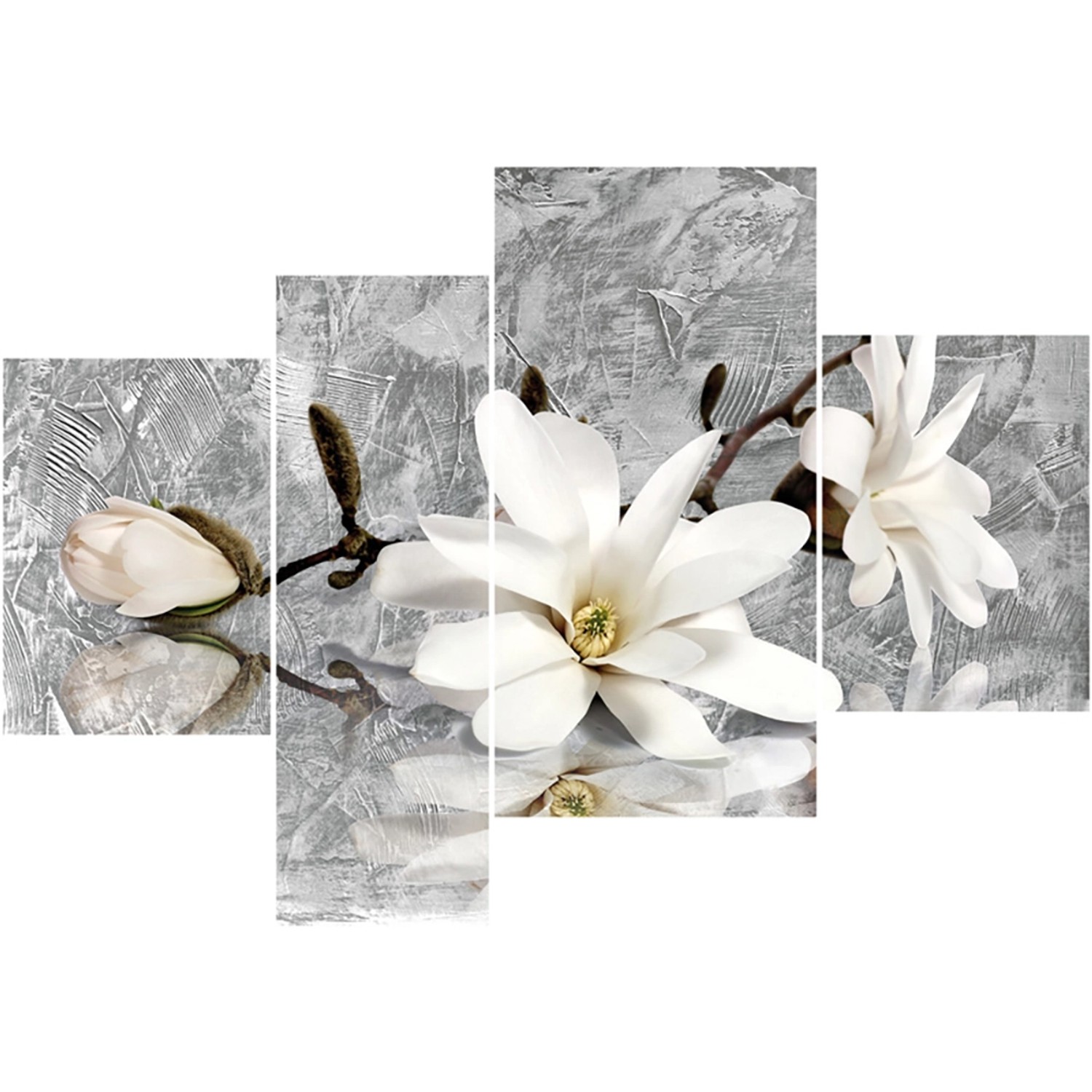 Bondecor 4dílná sada obrazů Art 70 x 100 cm