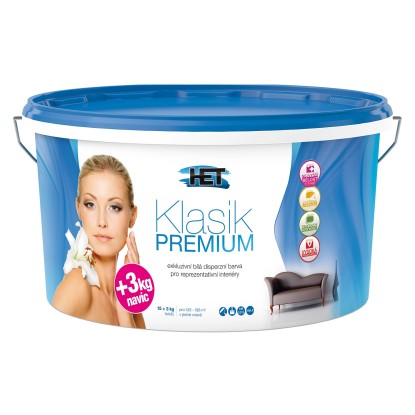 Het Klasik Premuim malířský nátěr bílý 15 + 3 kg