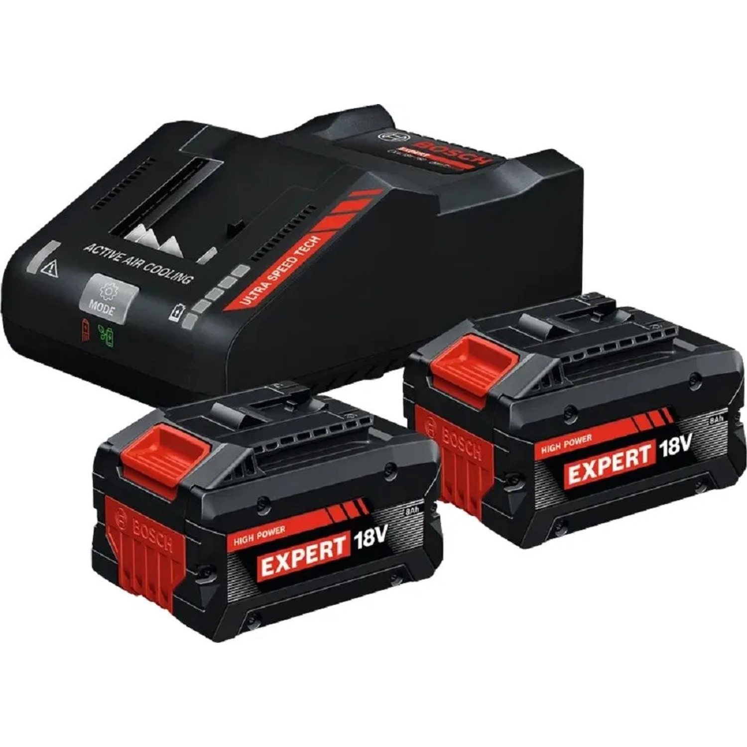 Levně Bosch Professional Startovací sada 2x EXBA18V-80 + EXAL 18V-160 (1.600.A03.73T)