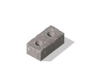 Semmelrock Plotový systém Castello základní kámen, šedá, 40 x 20 x 14 cm Semmelrock Plotový systém Castello základní kámen, šedá, 40 x 20 x 14 cm
