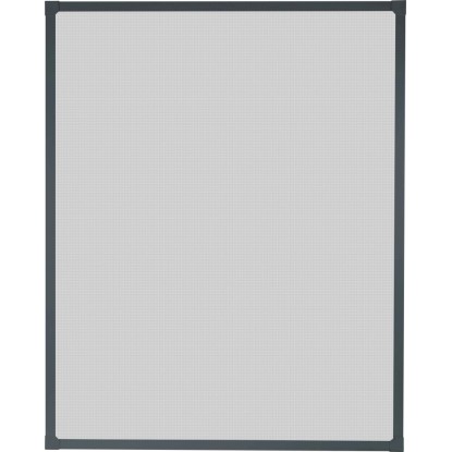 Rám do okna s ochrannou sítí proti hmyzu hliník 100 x 80 cm, antracit
