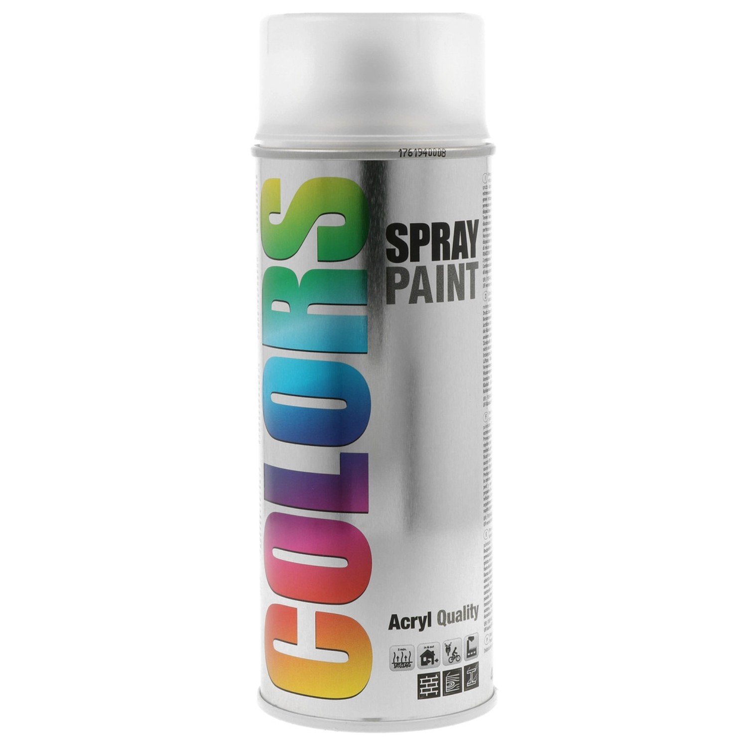 Lak ve spreji COLORS čirý lak matný 400 ml
