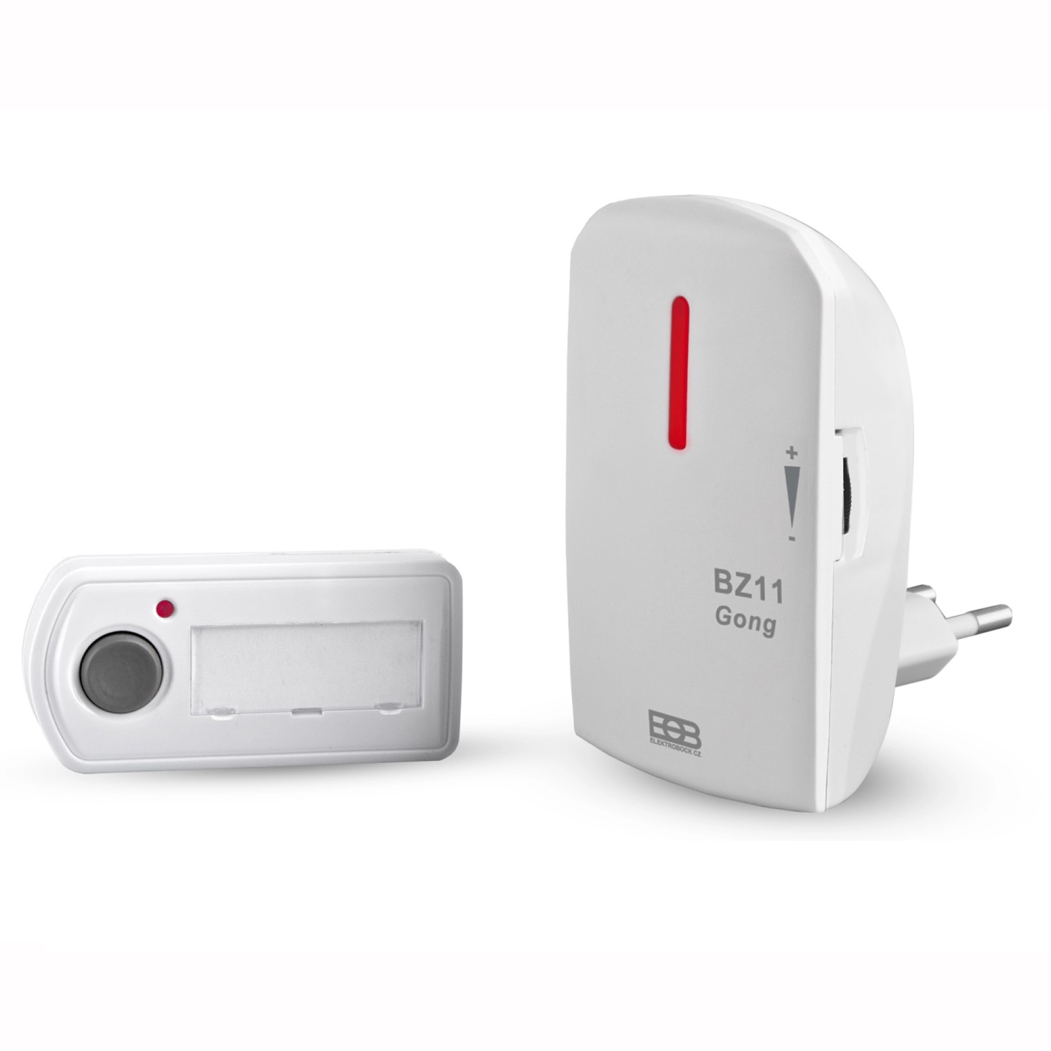 Elektrobock bezdrátový zvonek BZ11, bílý