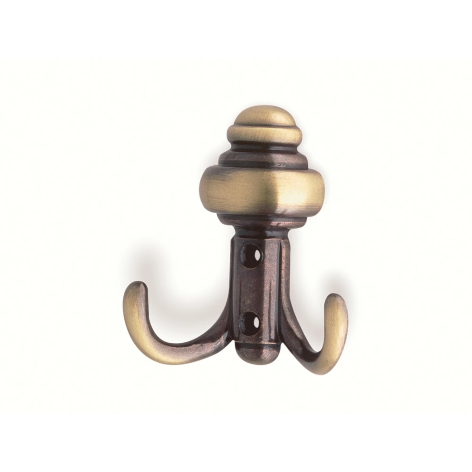 Háček 558 staromosazný leštěný 86 mm x 79 mm x 24 mm