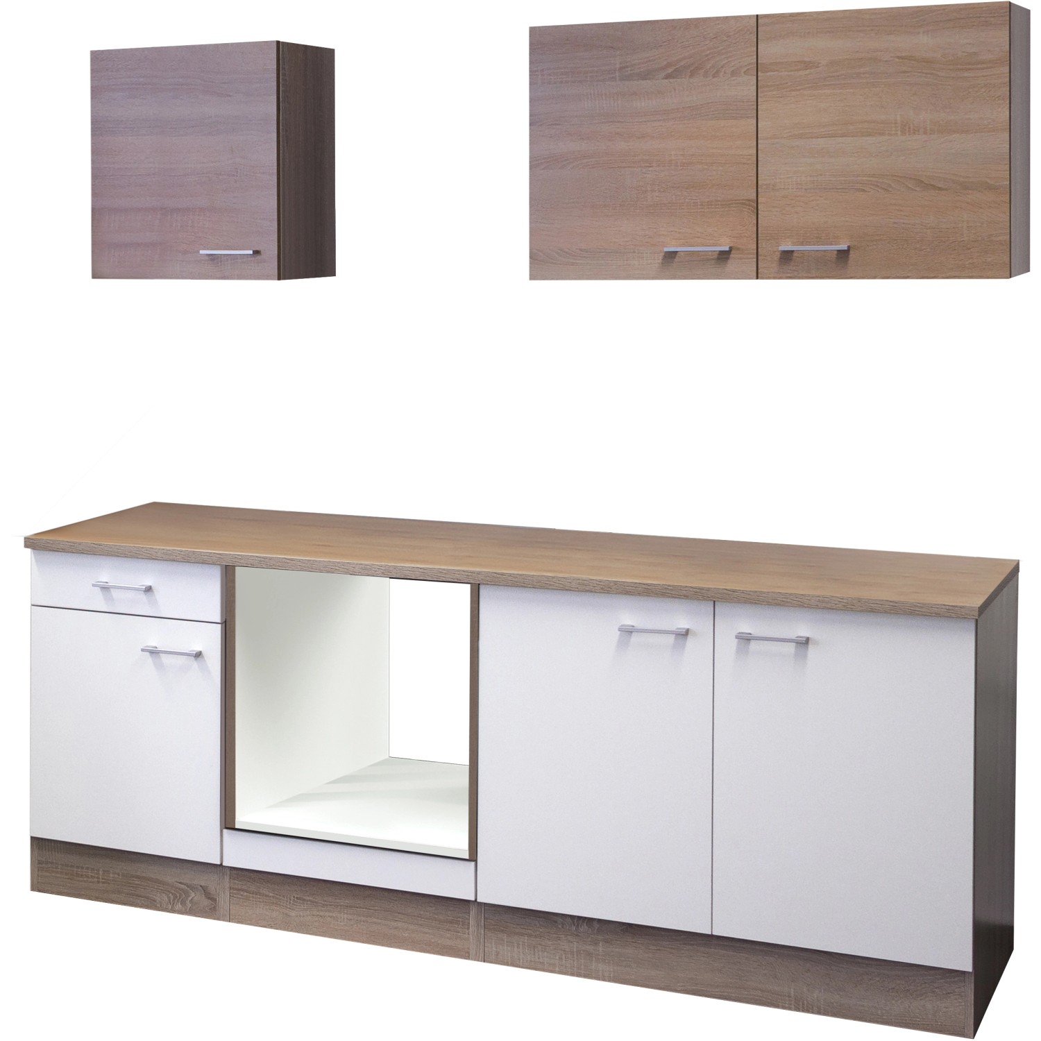 Flex-Well Kuchyně Florida 210 cm/typ 10 - bez el.spotřebičů a dřezu