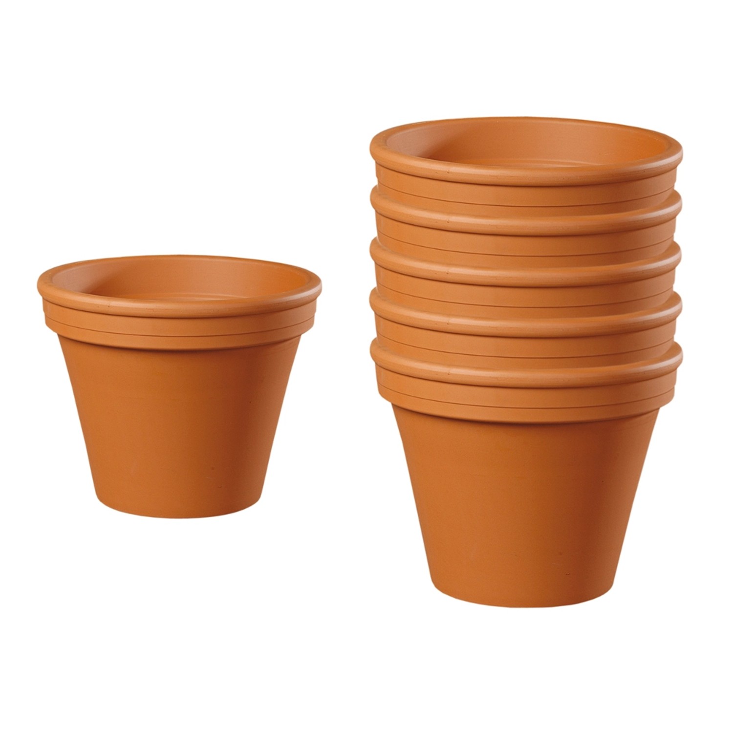 Květináč Klasik keramický terakota 8 x 7 cm