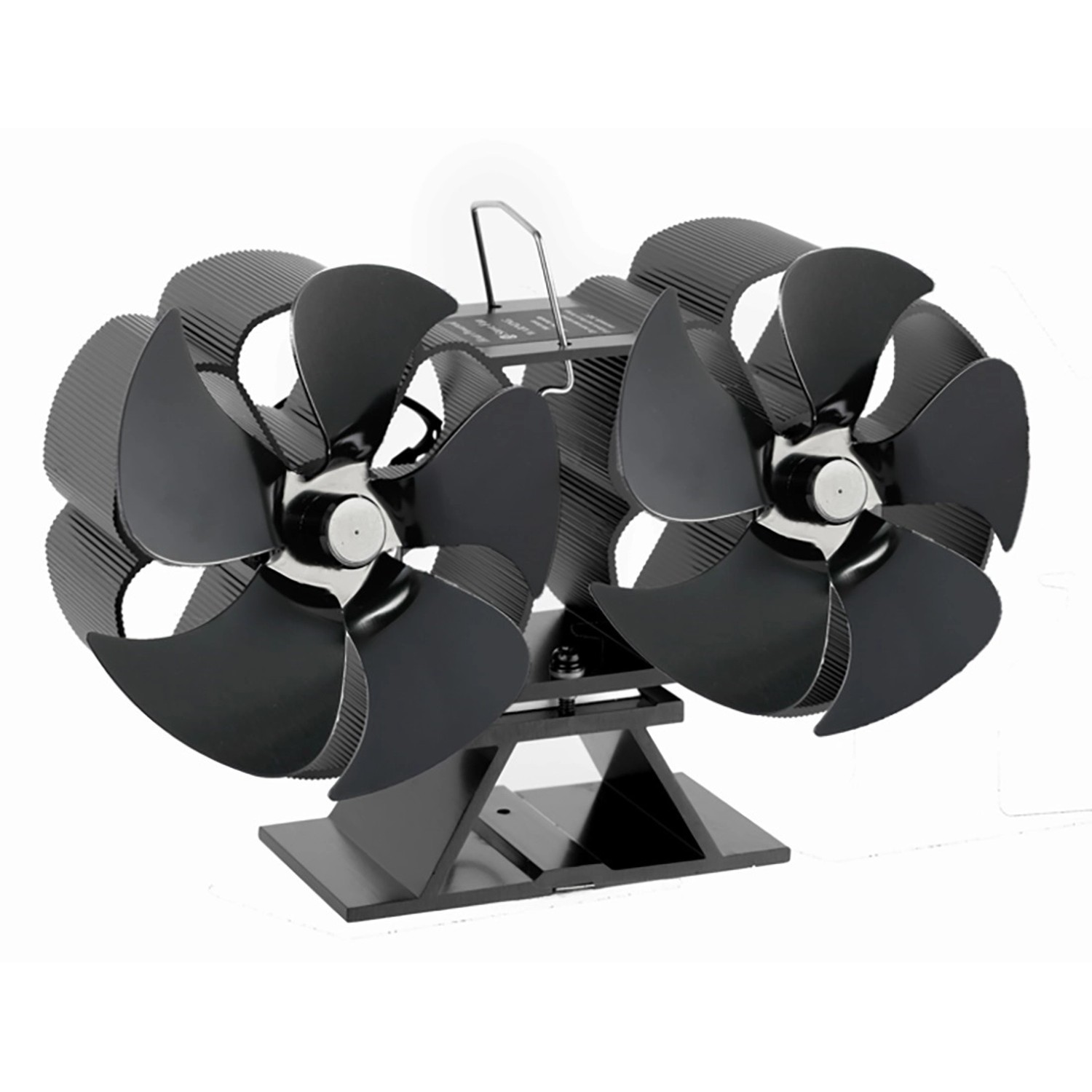 M.A.T. Ventilátor krbový Epsilon, 2 vrtule, černá