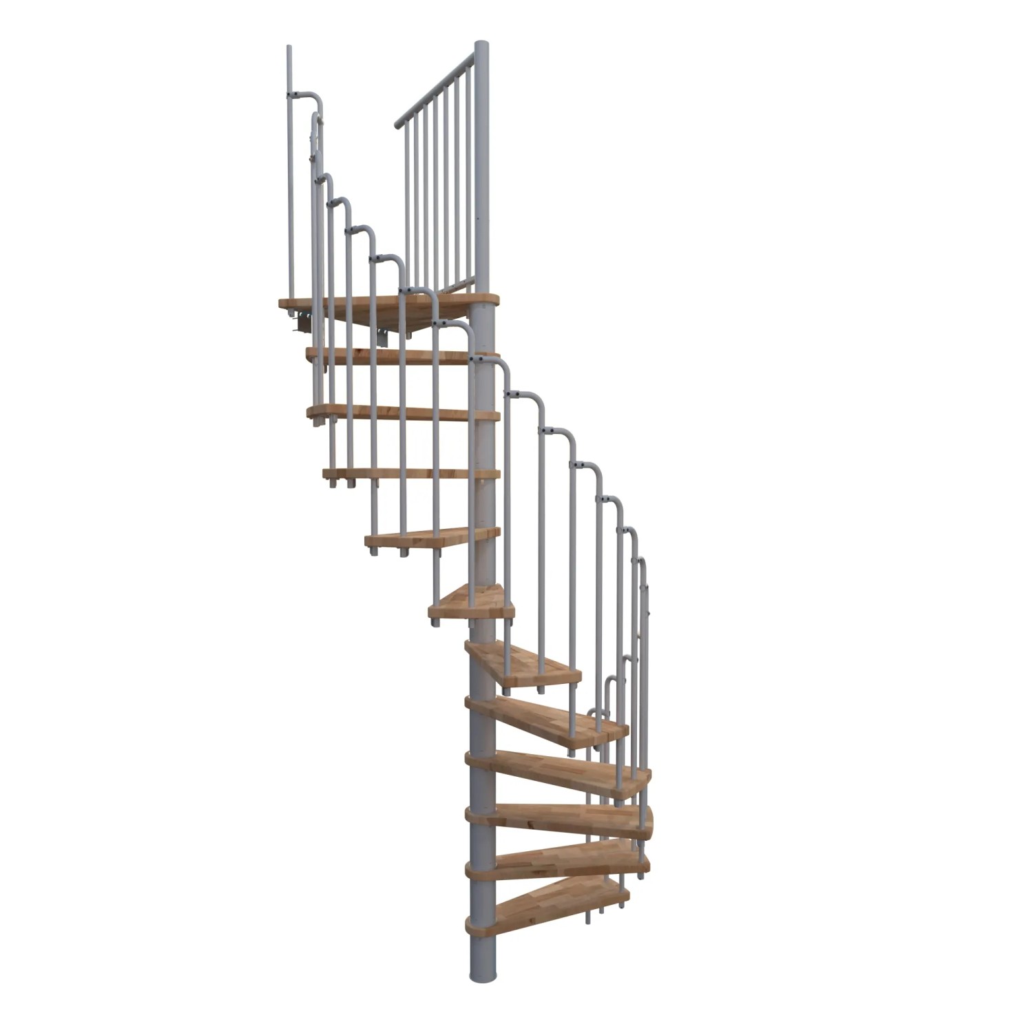 Minka STAIRS Kombinované točité schodiště Paris buk/bílá pr. 140 cm