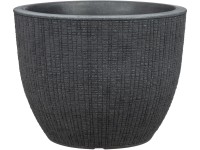 Scheurich Květináč Barceo průměr 29 cm x 22 cm Stony Black