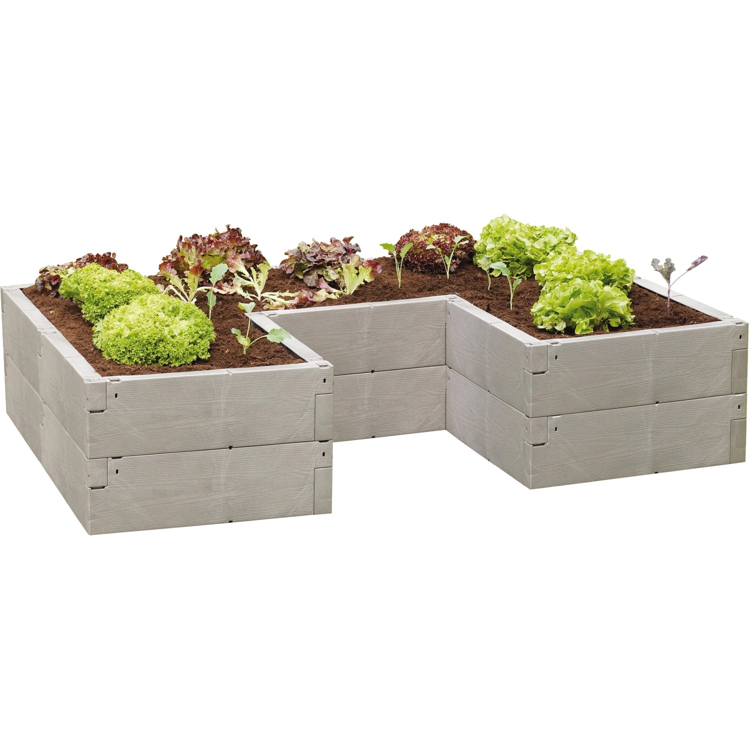 JUWEL Vyvýšený záhon Timber Ergoline 185 x 125 x 40 cm