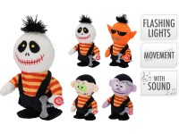 Koopman Halloweenská figurka hýbající se a vydávající zvuky, různé druhy, 20 cm