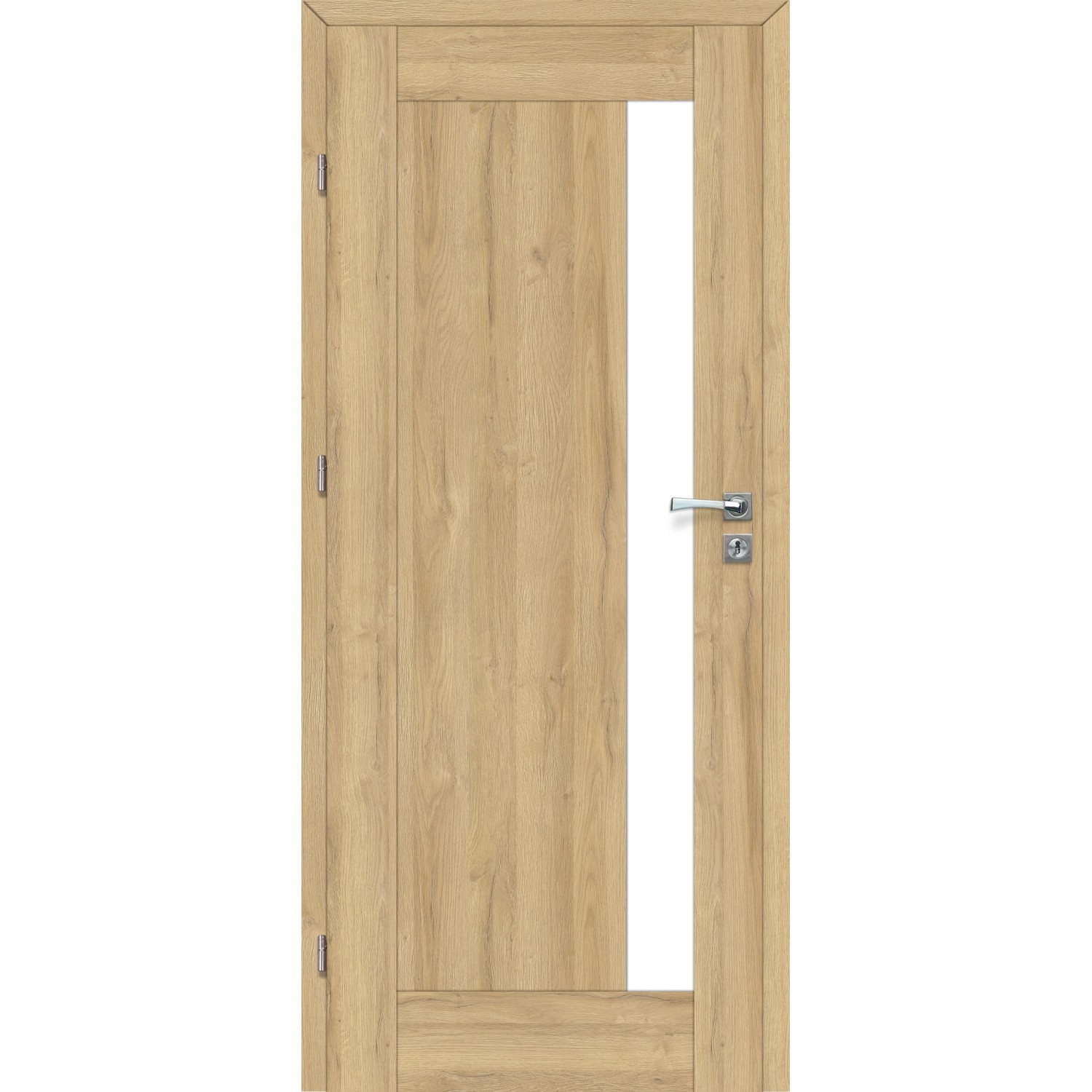 Voster Rámové falcové interiérové dveře BELLO 10, f.Platinum dub bavorský, 70 L