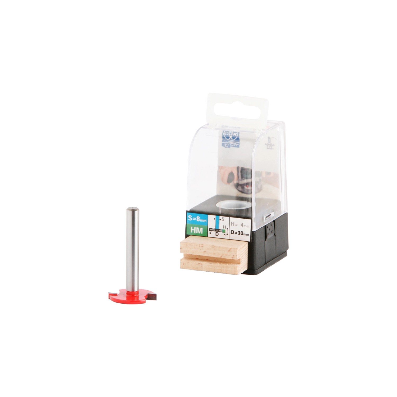 LUX Kotoučová fréza na pero - drážku z tvrdokovu 4 x 30 mm