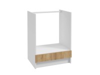 Deftrans Spodní kuchyňská skříňka na troubu Gold, zlatý dub/bílá, 60x85,5x46 cm