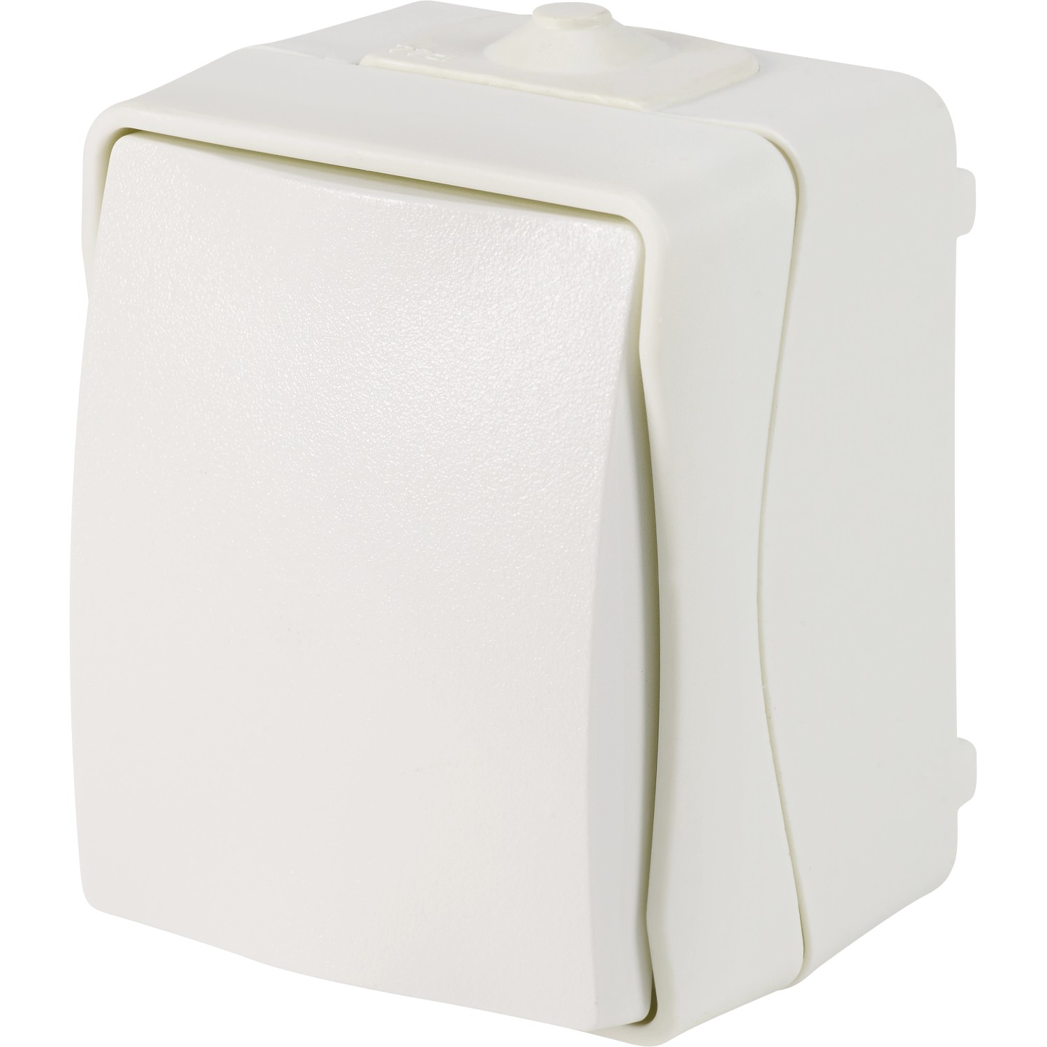 Vypínač/přepínač do vlhkého prostředí IP44, bílý