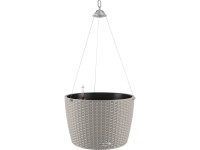 Lechuza Závěsný květináč Nido Cottage 35, pískově hnědá, pr. 35 x 23 cm