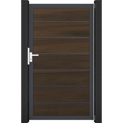 GroJaSolid Grande Premium Branka koextr. vl. ořech/antr. DB703, 100 x 180 cm