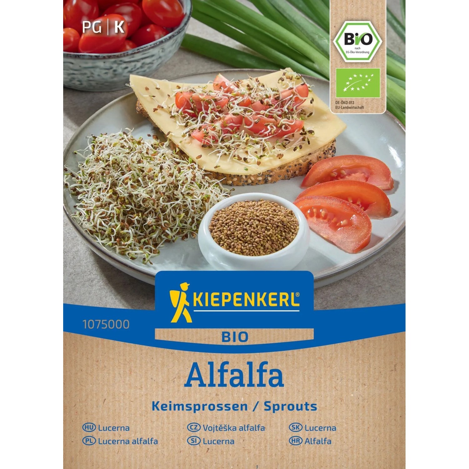 KIEPENKERL BIO Vojtěška alfalfa (Medicago sativa) ke klíčení 40 g