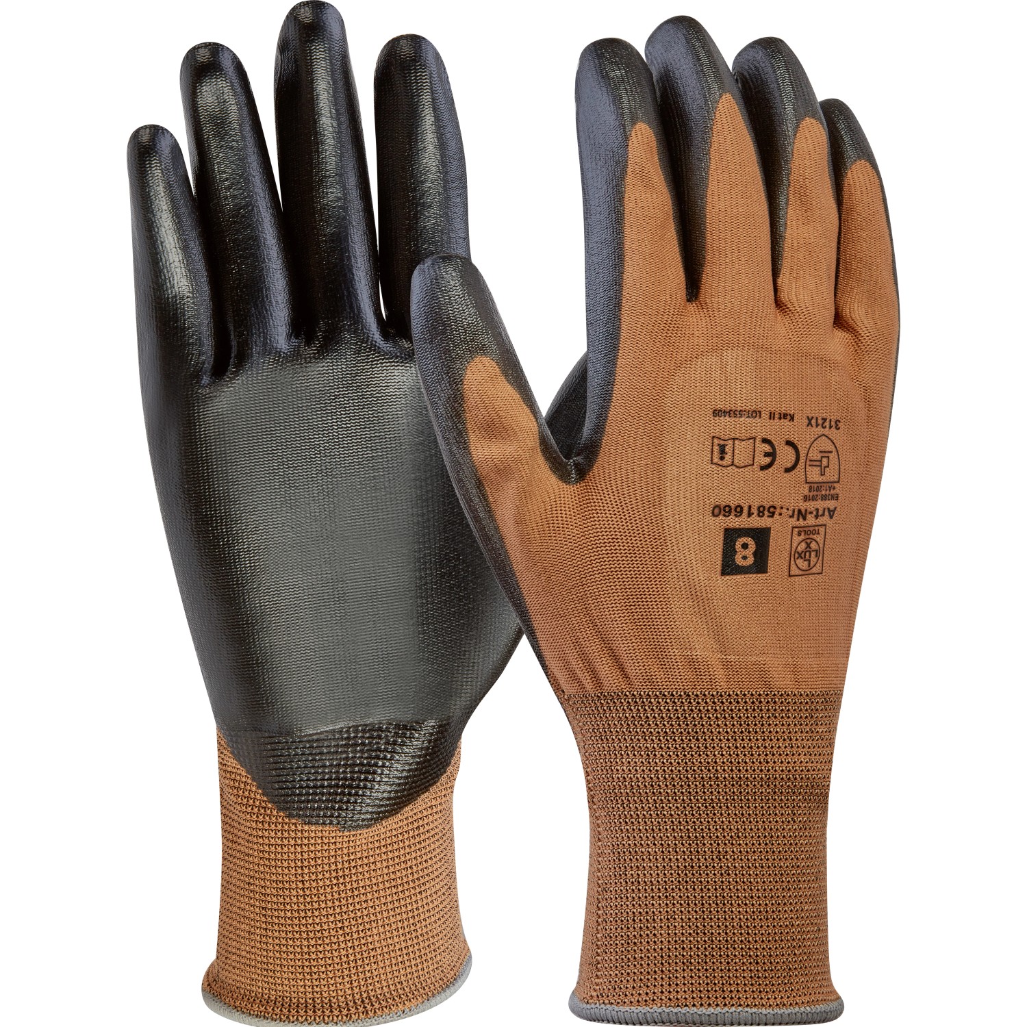 LUX Montážní rukavice, vel. 8