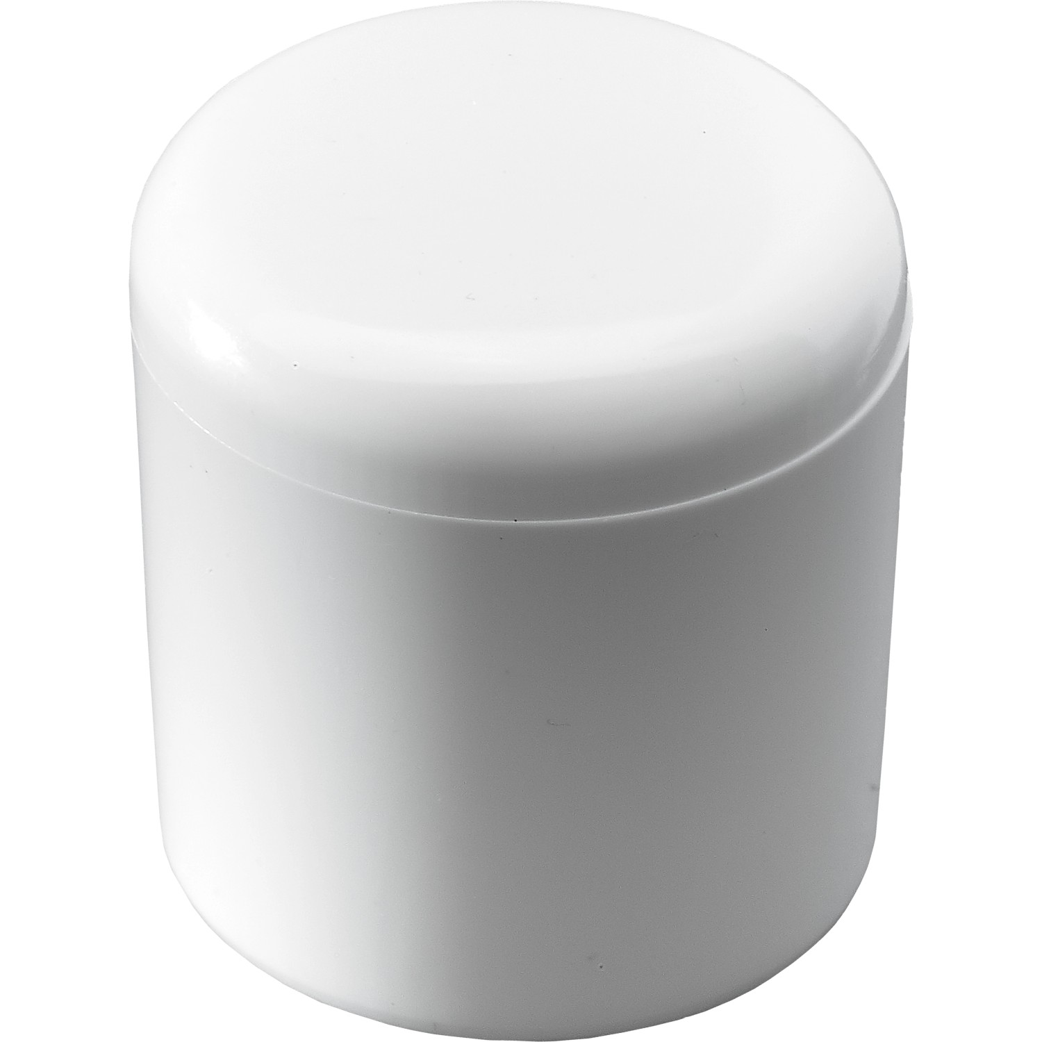 Hettich Plastové krytky kulatých nábytkových noh, bílá, 4 ks, pr. 16 mm