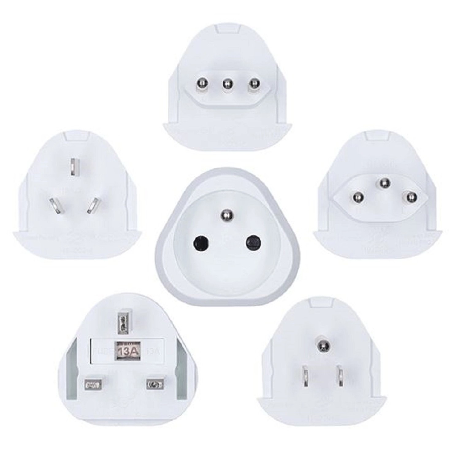 Solight Univerzální cestovní adaptér pro svět PA20, uzemněný