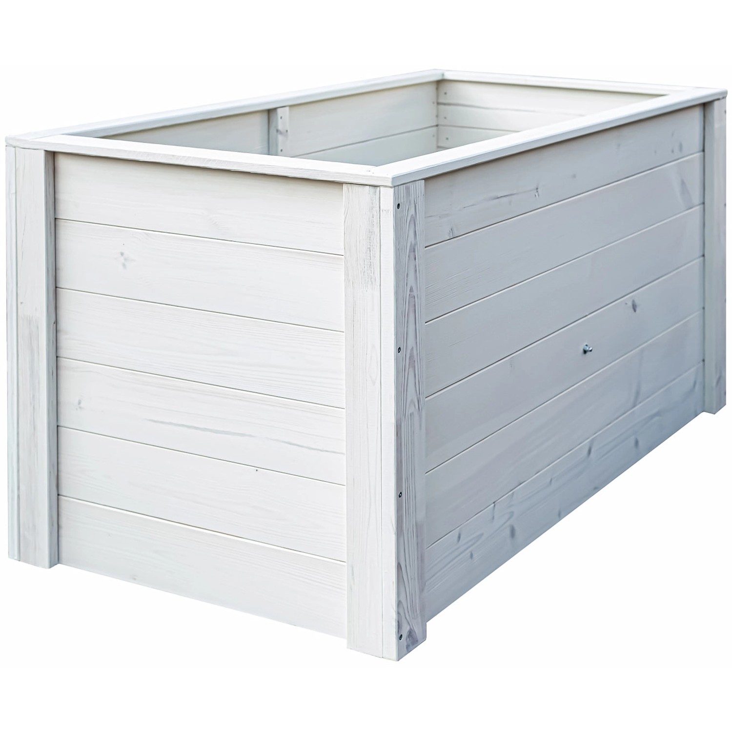 Andrewex Vyvýšený záhon dřevěný, krémový, 74 x 150 x 76 cm