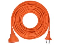 SOLIGHT Prodlužovací kabel oranžový, 1 zásuvka, max. 16 A/3680 W, 20 m