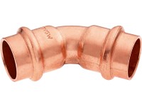 Lisovací oblouk typ II měděný 45°, pr. 18 mm, 1 ks Lisovací oblouk typ II měděný 45°, pr. 18 mm, 1 ks