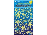 Samolepky svítící ve tmě vesmírné lodě 18 x 13 cm Samolepky svítící ve tmě vesmírné lodě 18 x 13 cm