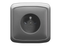 ABB 1násobná zásuvka TANGO 5518A-W2349 S2 kouřově šedá 48 x 150 x 110 mm