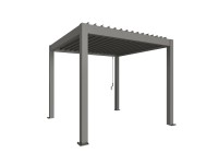 Biohort Pergola 3 x 3 křemenově šedá 312 x 312 cm