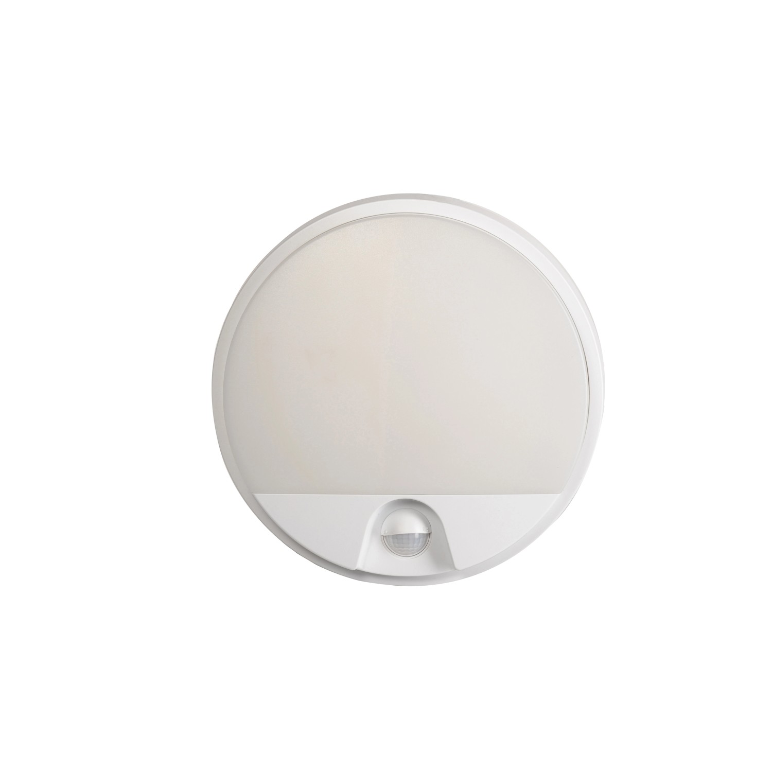 EURAKLES LED stropní svítidlo DARJA SENZOR 10W 800lm IP54 bílá pr. 21 x 4,9 cm