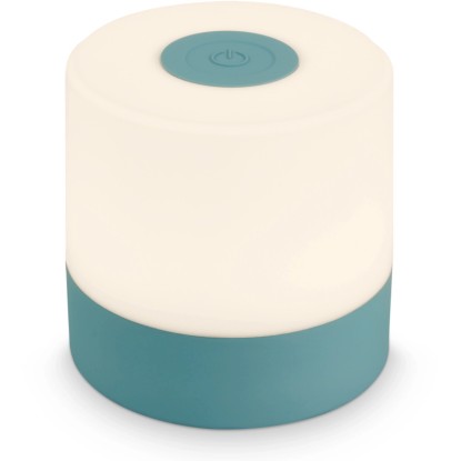 Briloner Dobíjecí stolní lampa 2 W, 150 lm, 2700 K, IP44, modrá, pr. 7 x 7 cm