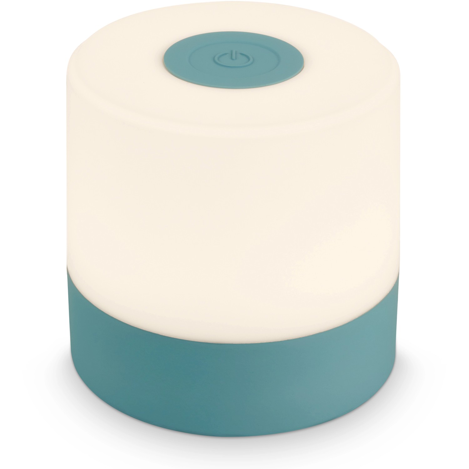 Briloner Dobíjecí stolní lampa 2 W, 150 lm, 2700 K, IP44, modrá, pr. 7 x 7 cm