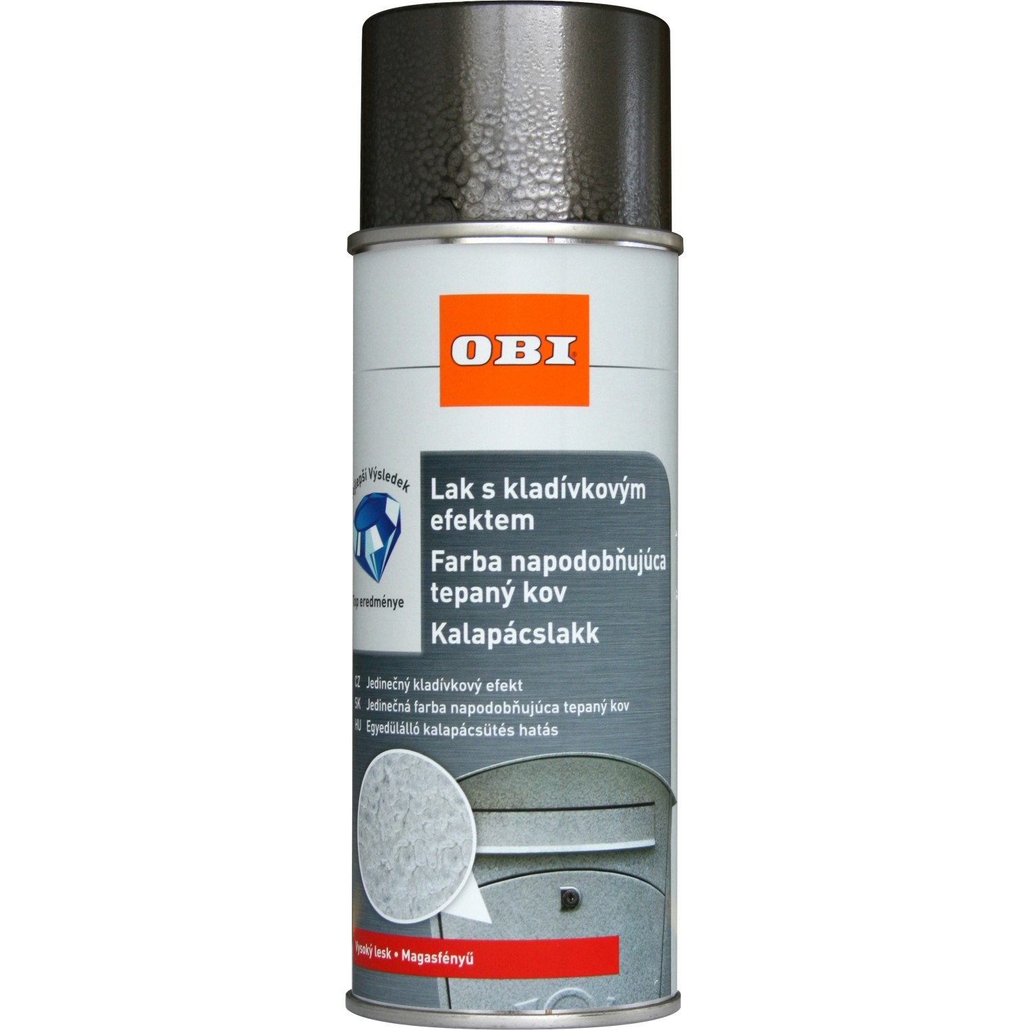 OBI Lak kladívkový antracit 400 ml