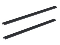 Roca Úchytky pro umyvadlové skříňky Elegant, černá, 40 cm, 2 ks