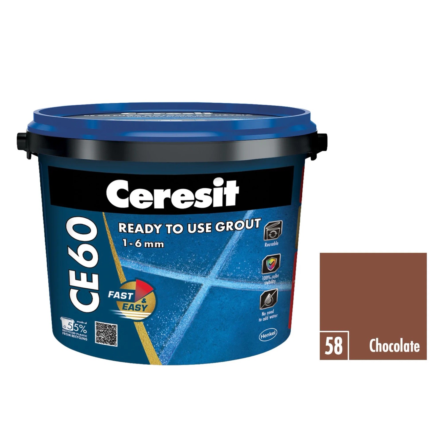 Ceresit CE 60 spárovací hmota chocolate 2 kg CE60258