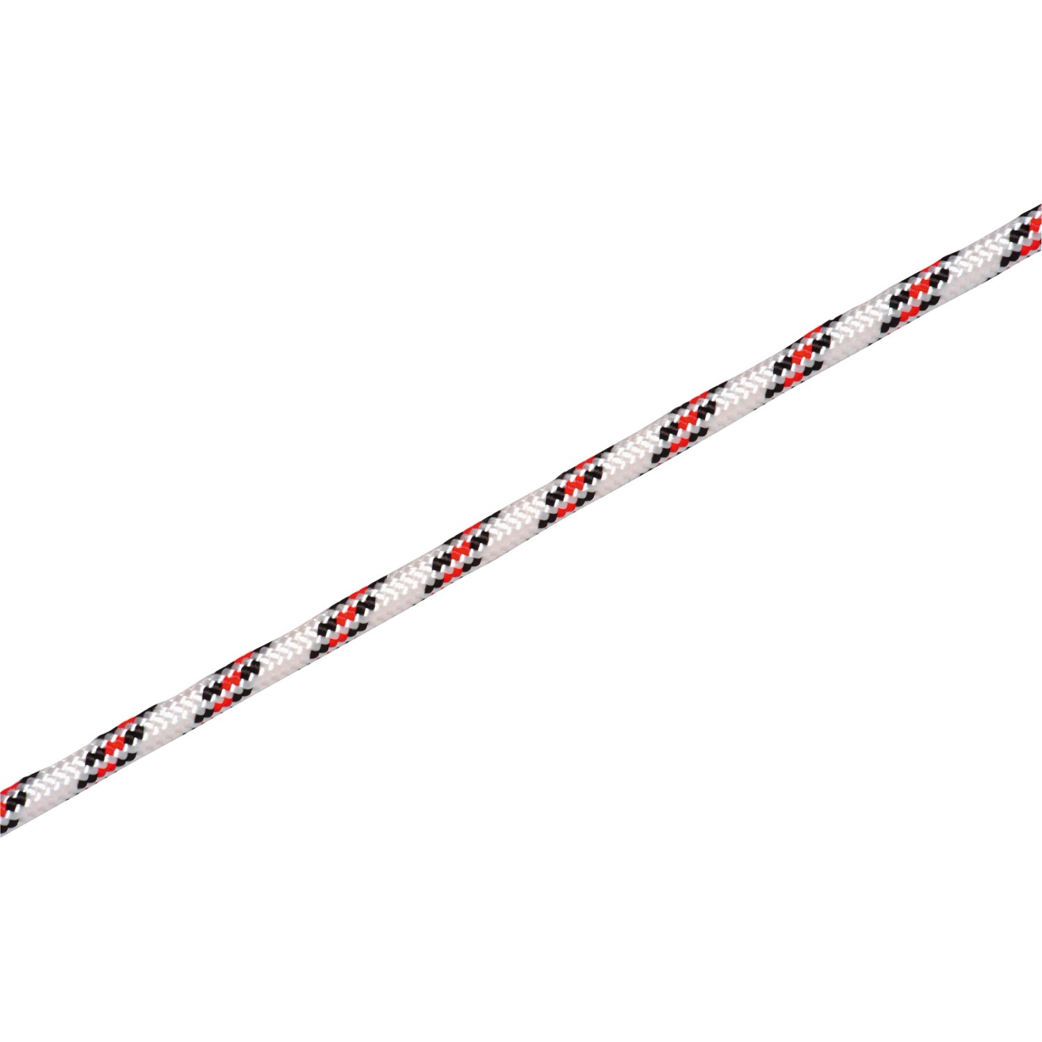 LUX Polypropylenové lano pletené bílo-černo-červené, pr. 10 mm - metráž