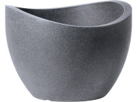 Scheurich Květináč 250 černý granit, pr. 30 cm